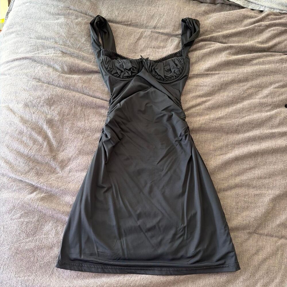 More-to-come Women's Black and Grey Dress